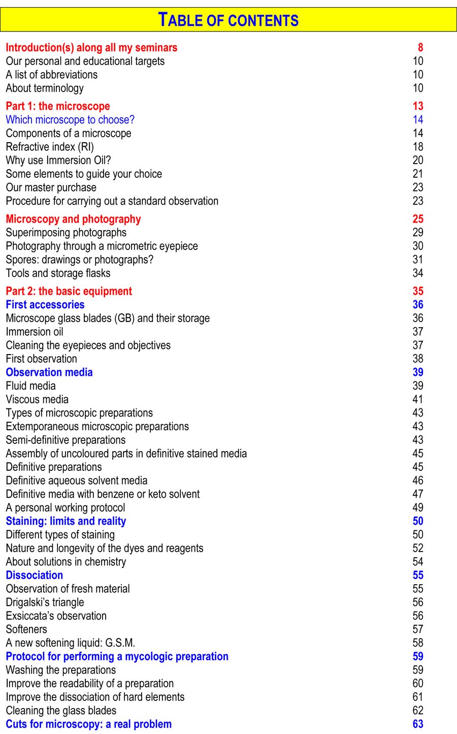 MICROSCOPY and FUNGI