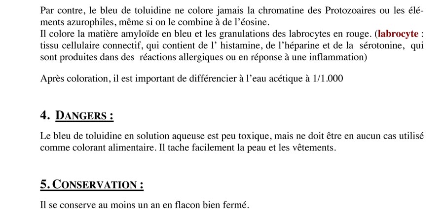 Bleu de Toluidine