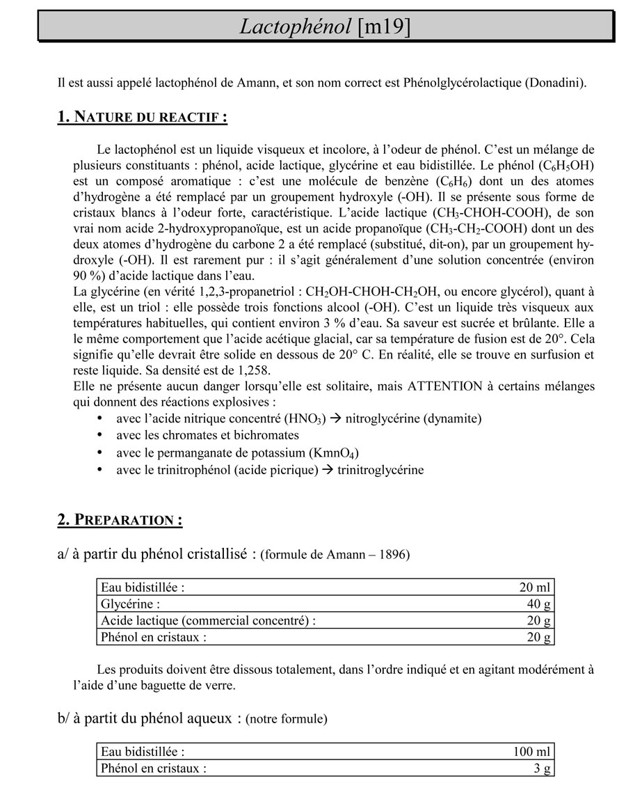 Lactophénol
