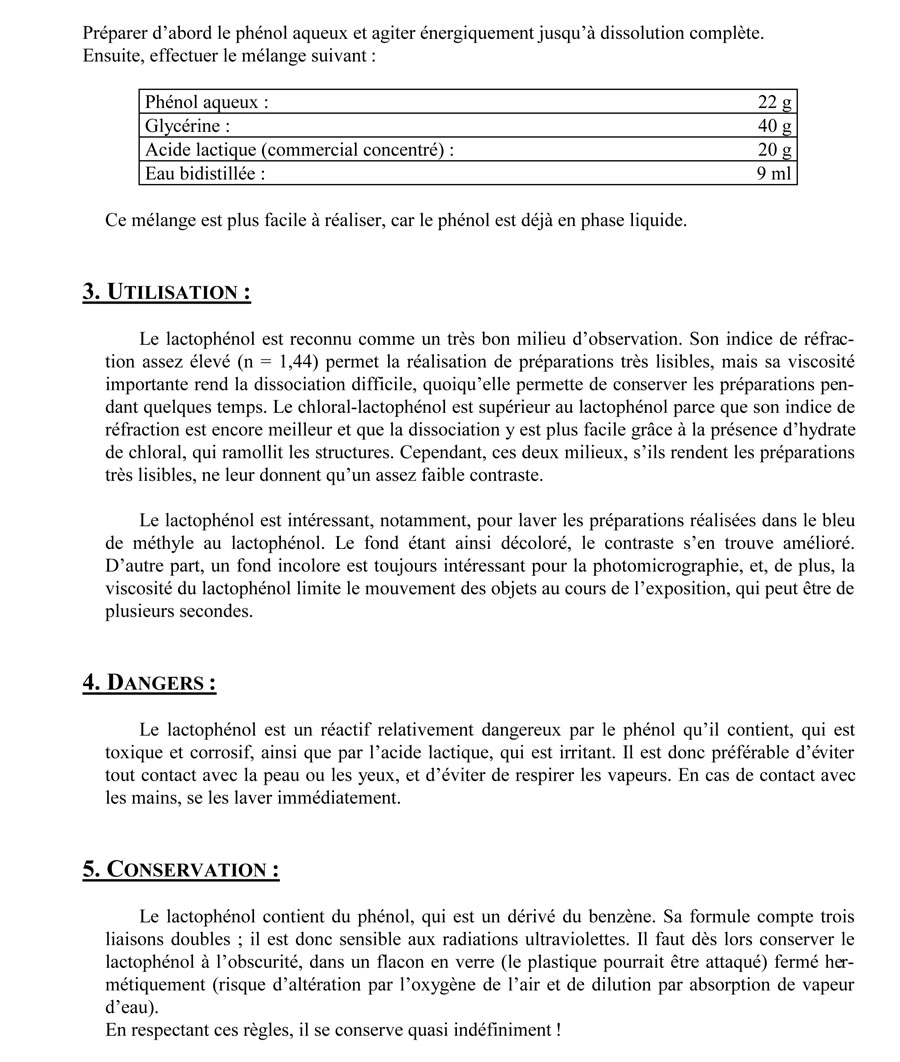 Lactophénol