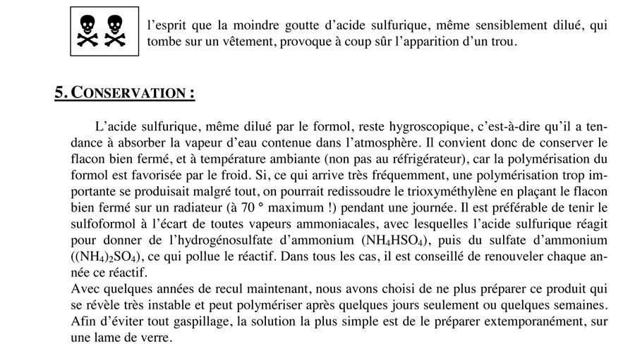SulfoFormol
